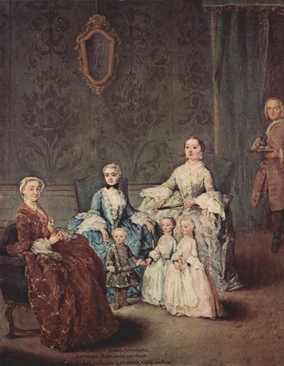 Portrait de la famille Sagredo - Pietro Longhi